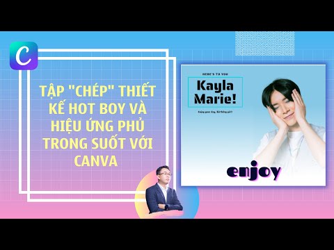 Hiệu ứng phủ trong suốt mờ dần với Canva - Gradient