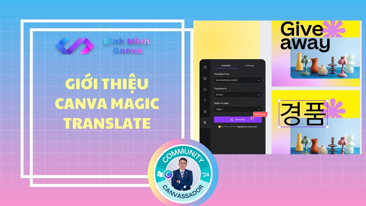 Hướng dẫn sử dụng t&iacute;nh năng dịch thiết kế đa ng&ocirc;n ngữ tự động của Canva - Canva