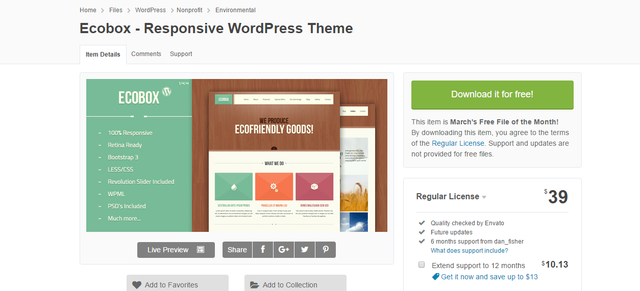 Ecobox Responsive WordPress Theme Nguyễn Xuân Bình Minh
