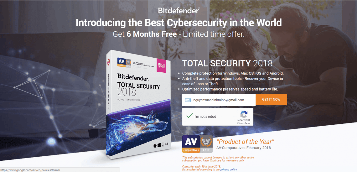 Bản Quyền 6 Tháng Bitdefender Total Security 2018 3
