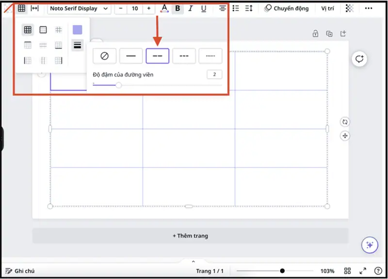 Chỉnh loại đường viền