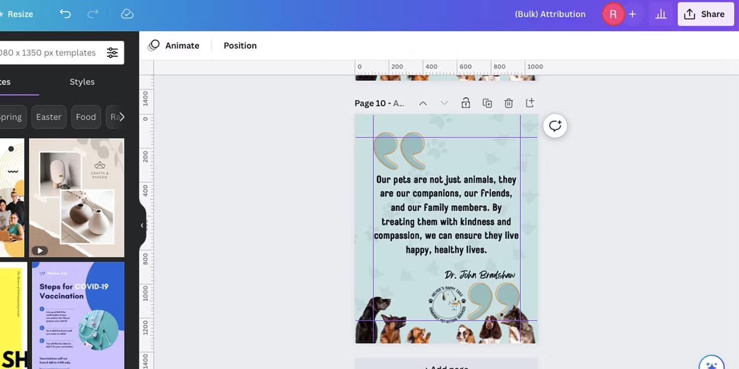 Thiết kế số lượng lớn tr&ecirc;n Canva