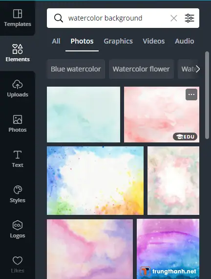 tong hop tu khoa thanh phan chat tu a z tren canva canva elements keywords 8089 17